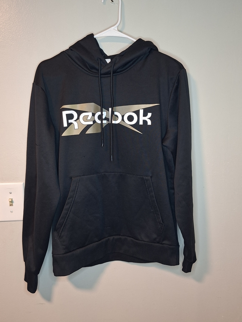 Reebok Men's Black Logo Hoodie